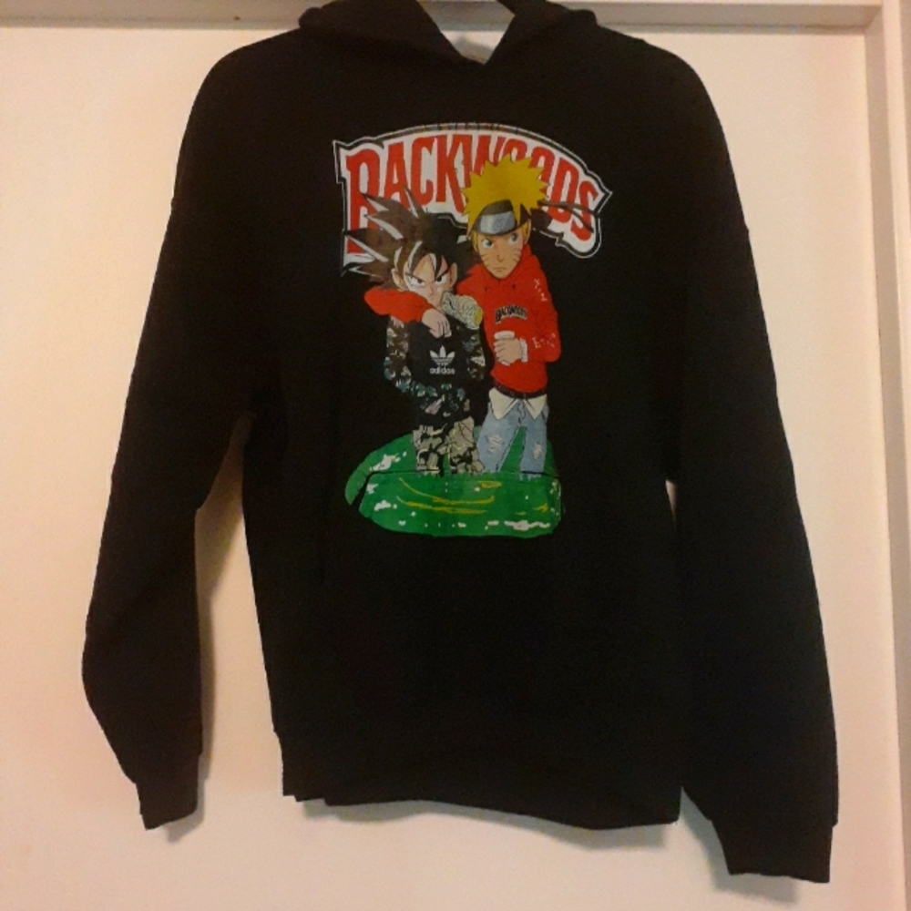 Black Graphic Hoodie